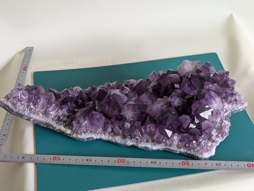 アメシストクラスター 4340g ブラジル産 紫水晶