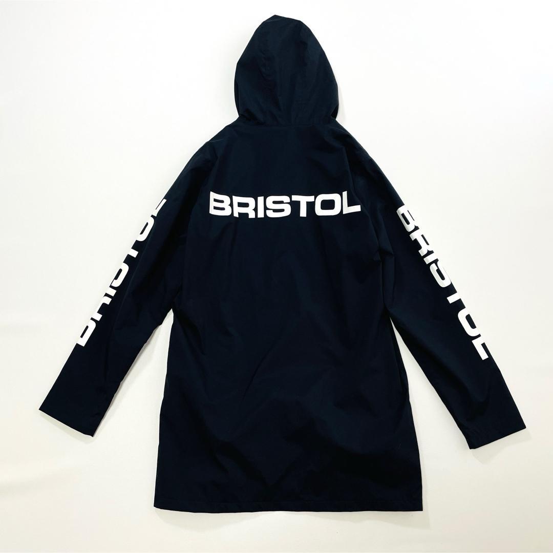 6639 FCRBブリストル　ロングコート　ロングコーチジャケット　ブラック