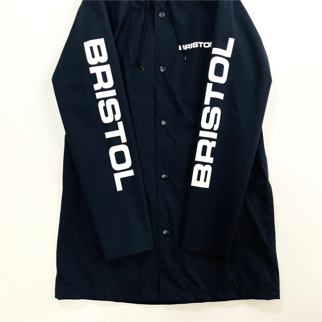6639 FCRBブリストル　ロングコート　ロングコーチジャケット　ブラック