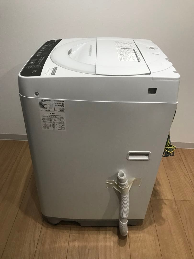 シャープ SHARP 全自動洗濯機 7kg ブラウン系 ES-GE7H-T