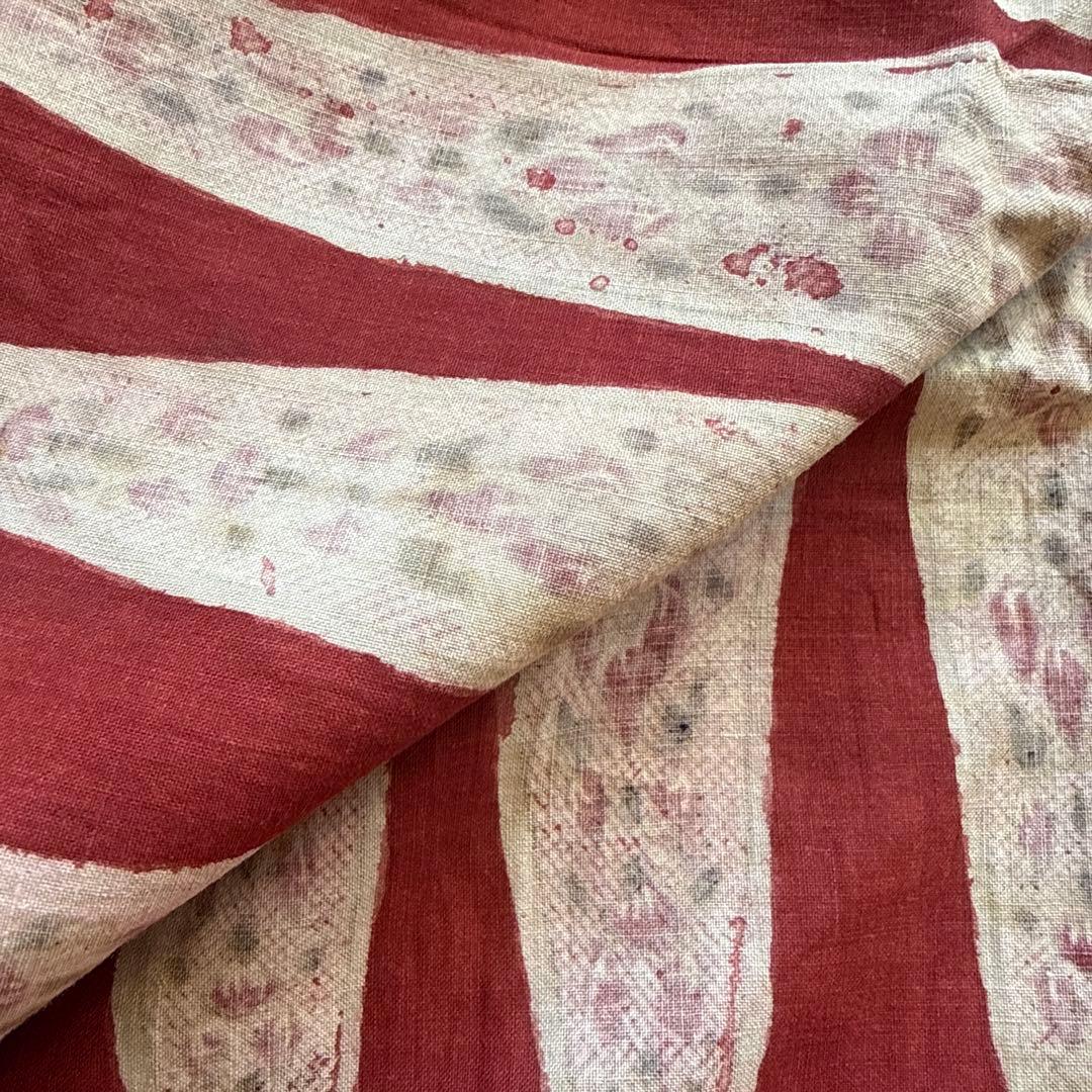 アンティーク　インド　更紗