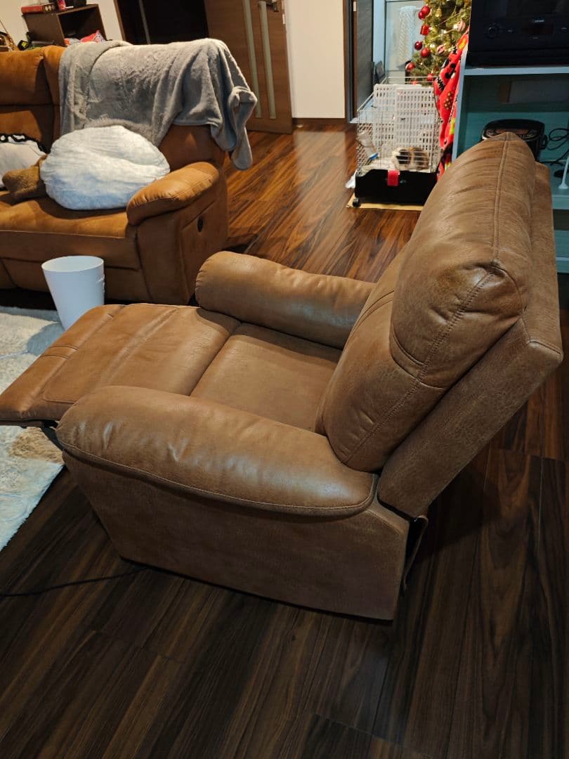 かず 電動リクライニングソファ 1人掛け logan