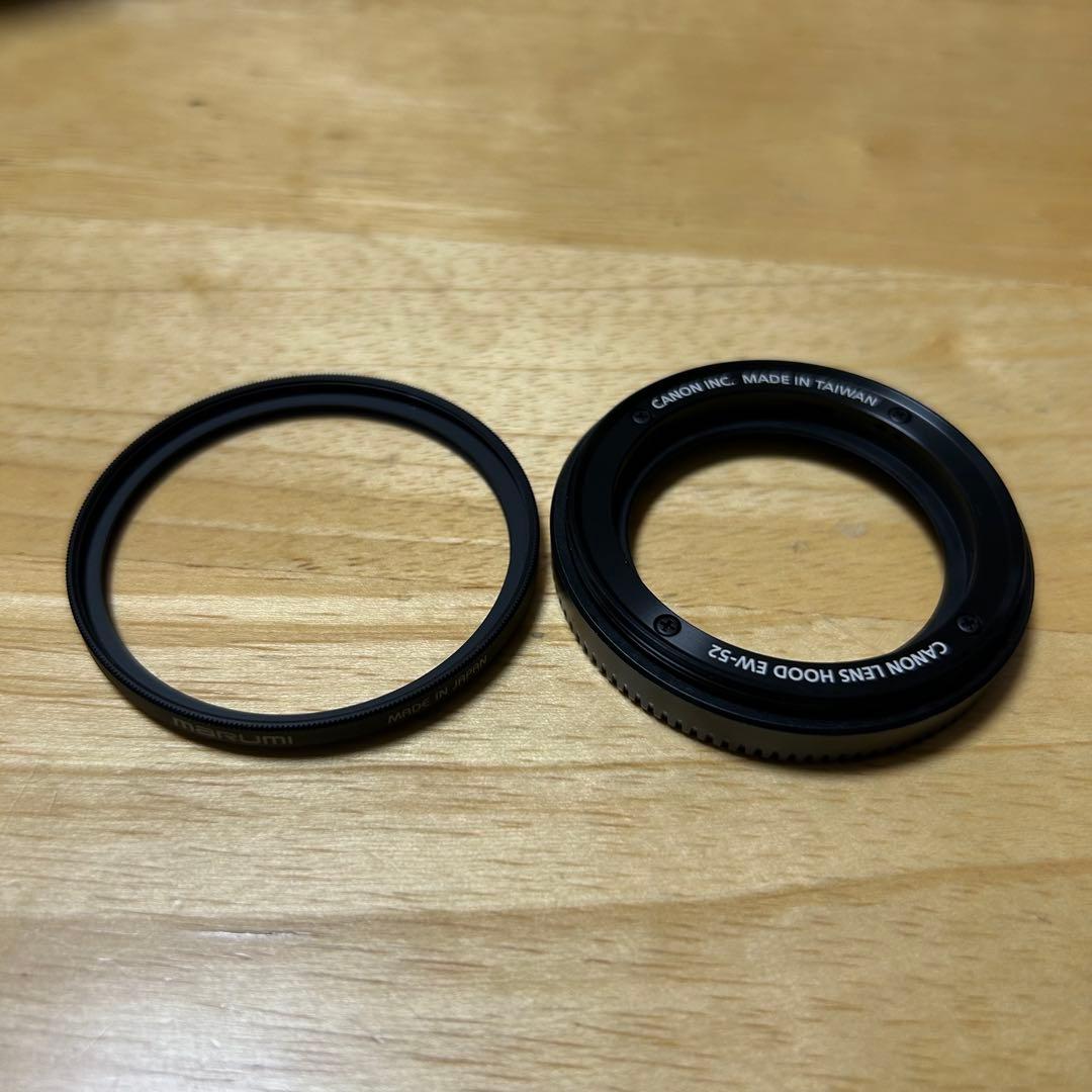 rf35mm f1.8 マクロ is stm (純正フードとプロテクター付き)