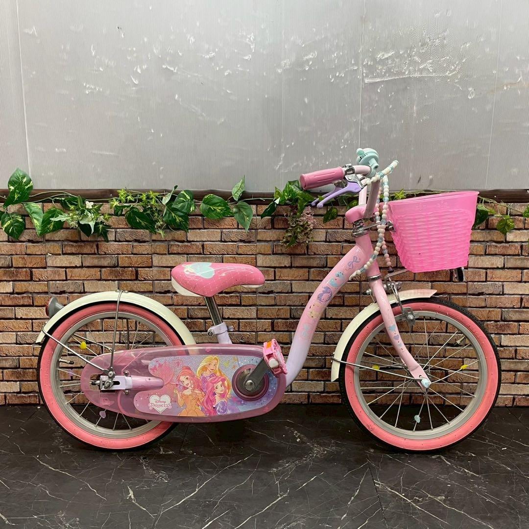 【88】子供用自転車 子供車 Disney PRINCESS ピンク16インチ