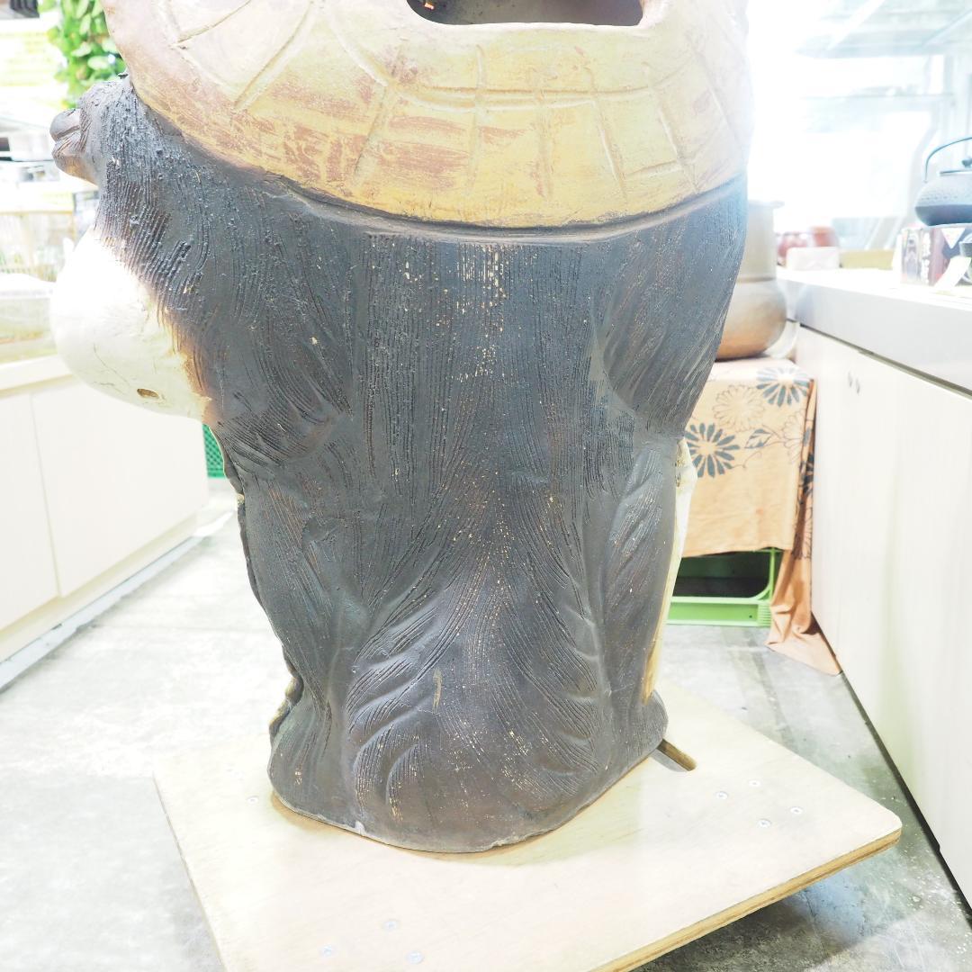 【原則戸塚区引有り、地域限定配送】 信楽焼 たぬきの置物 タヌキ たぬき 狸