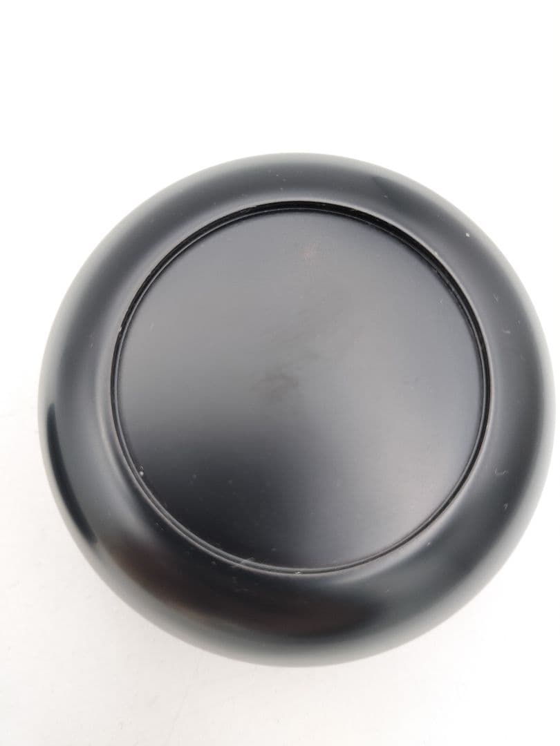 c331 【新品・未使用】平棗 黒無地 前瑞春斎　木箱 茶道具