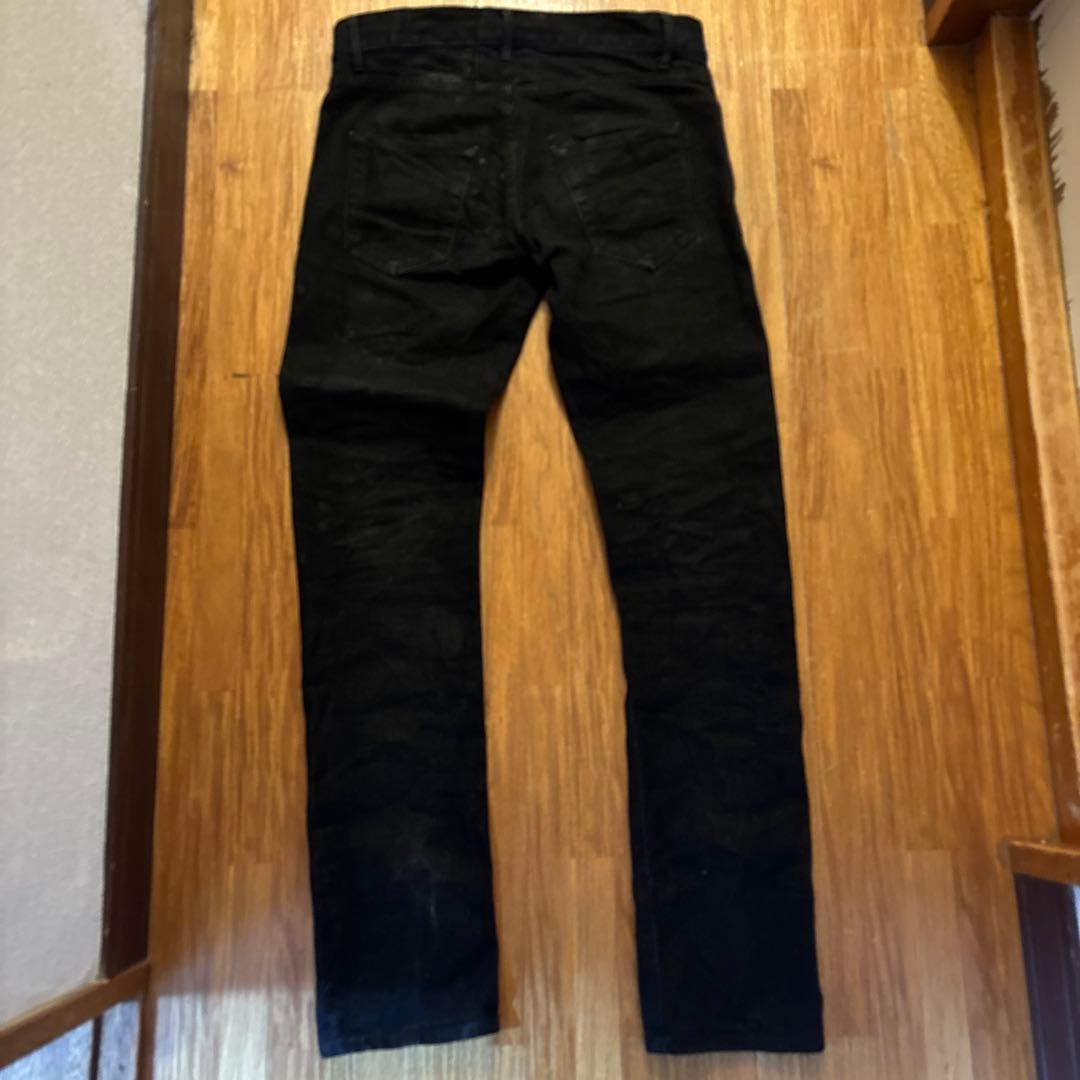 サンローラン　コーティングスキニーデニム　エディ　ダークコア　archive