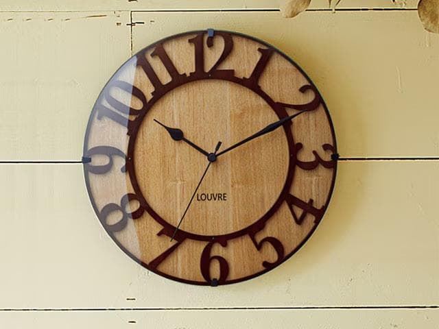 インターフォルム Musee ミュゼ ウォールクロック 壁掛け時計 電波時計