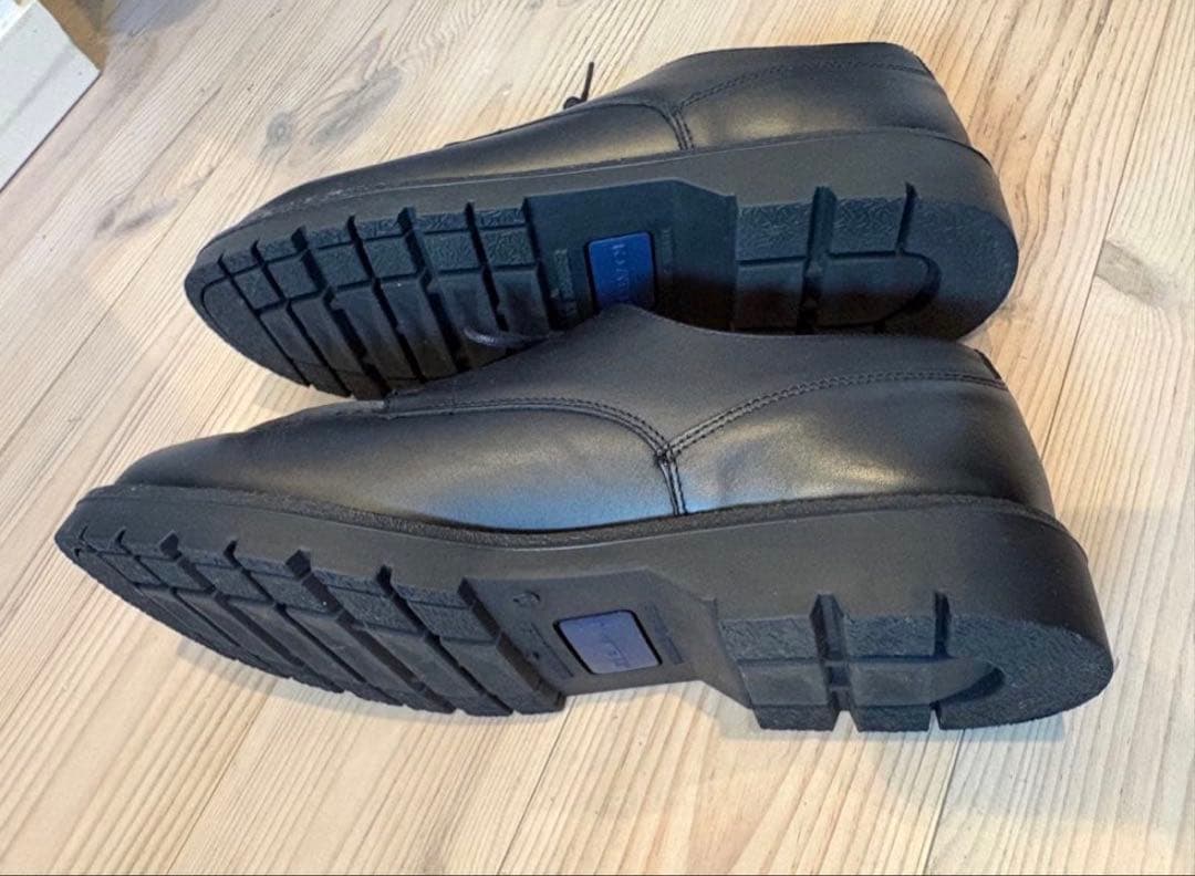 試し履きのみKLEMAN ブラックレザーシューズ28cm