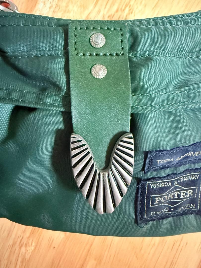 TOGA ARCHIVES × PORTER コラボ ベルトバック グリーン