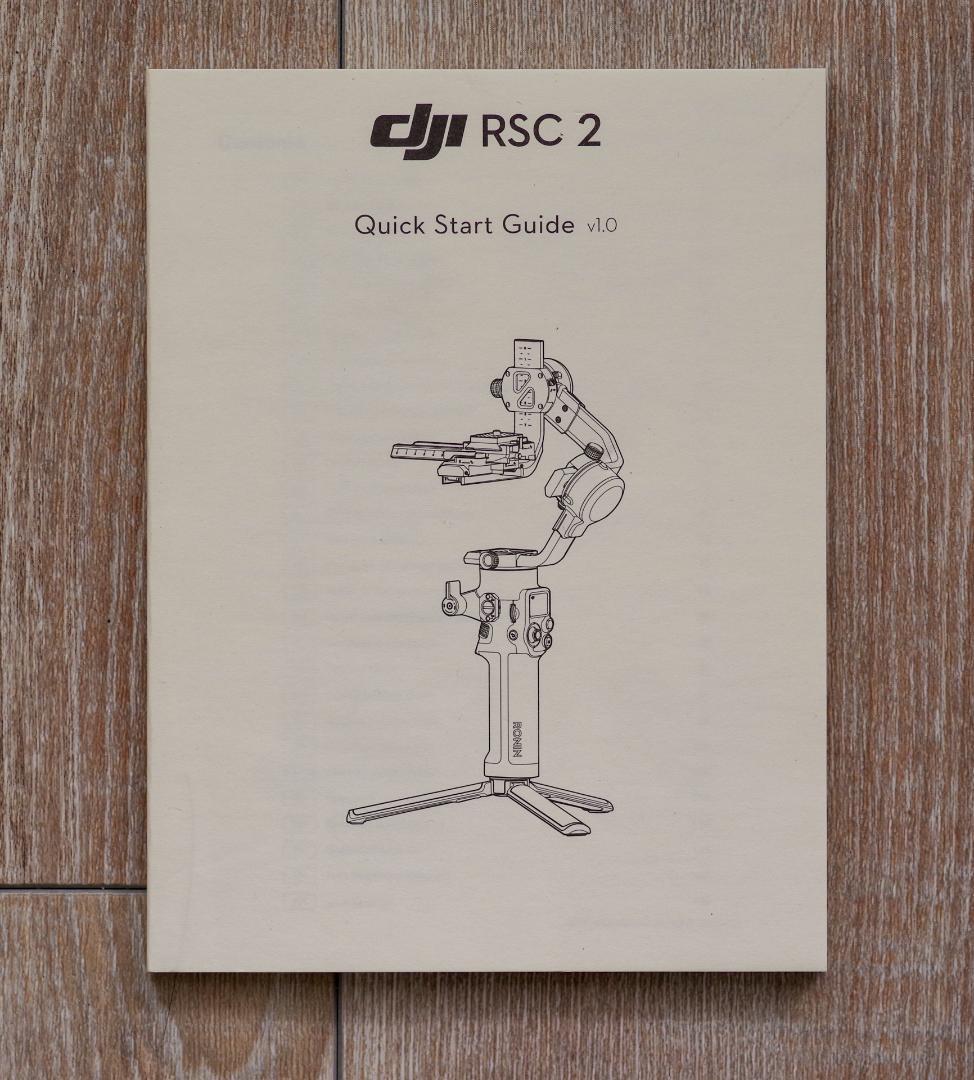 DJI RSC2 ジンバル　延長用グリップ破損あり