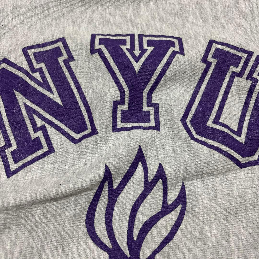 リバースウィーブ　USA製　xl 刺繍タグ　90s champion NYU