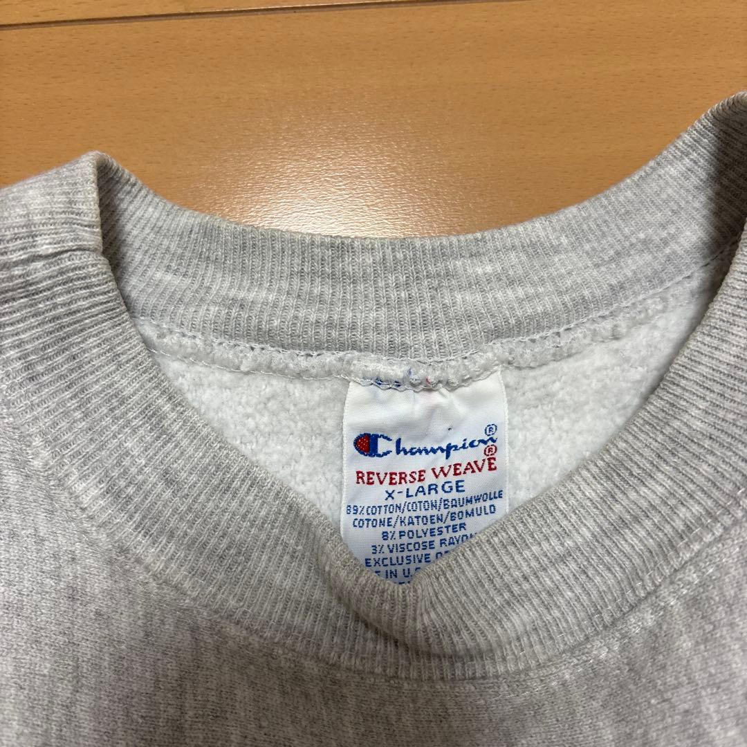リバースウィーブ　USA製　xl 刺繍タグ　90s champion NYU