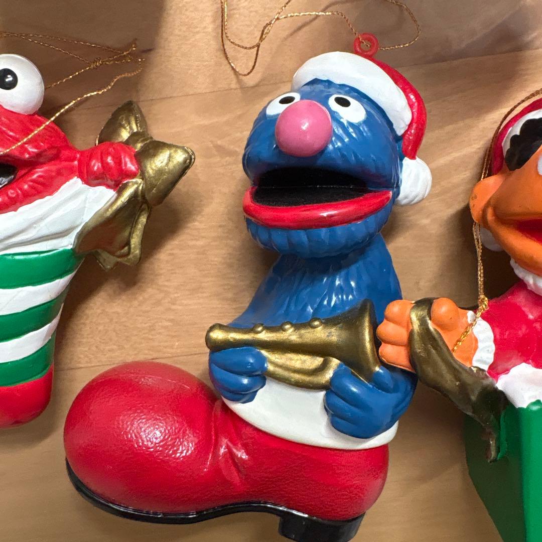 新品 セサミストリート クリスマス オーナメント 7体全セット