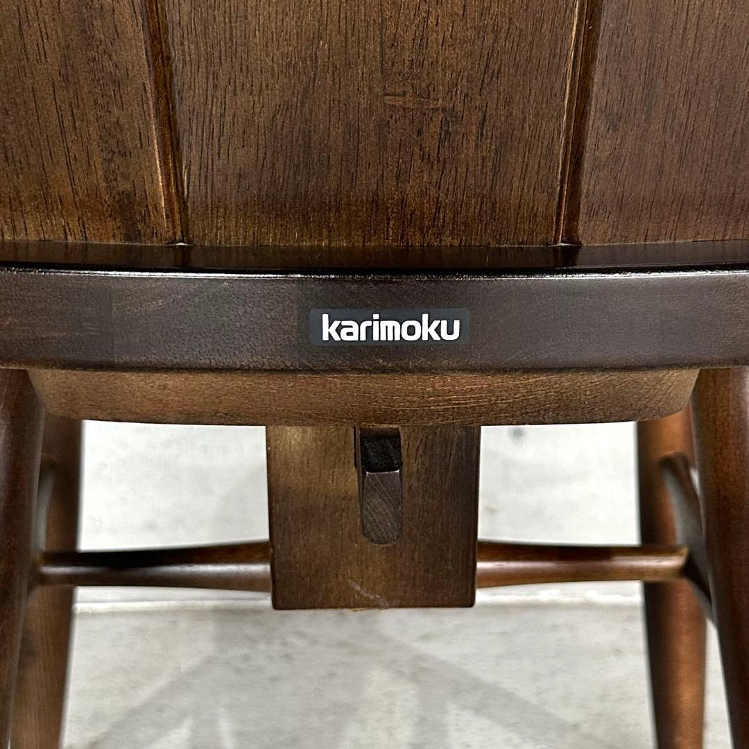 ✦karimoku✦ カリモク RUSTIC チェア／ニング 椅子／昭和レトロ①