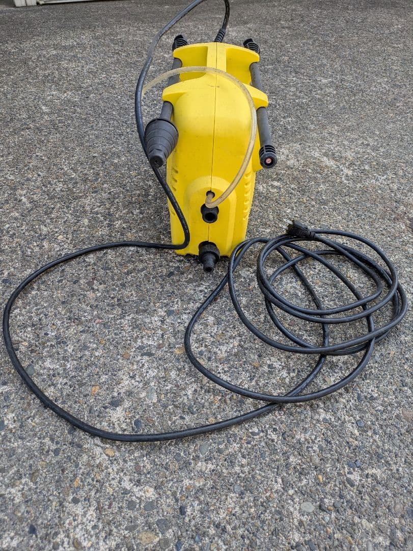 KARCHER K2.023高圧洗浄機 本体＋ホース＋取説