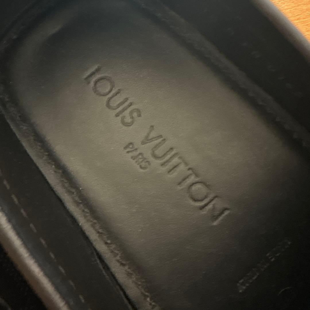 [未使用]LOUIS VUITTON ブラックモカシン