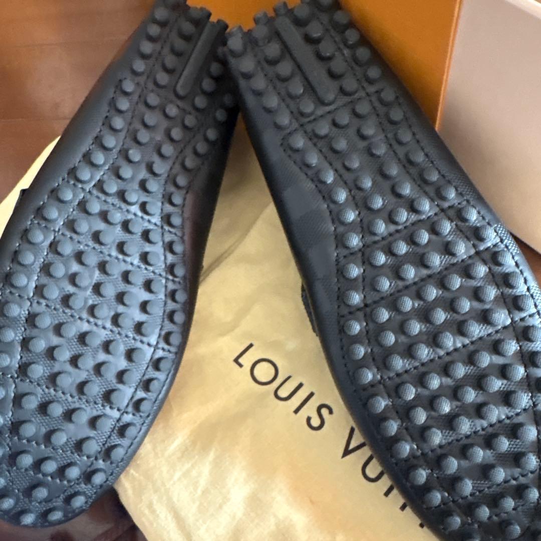 [未使用]LOUIS VUITTON ブラックモカシン