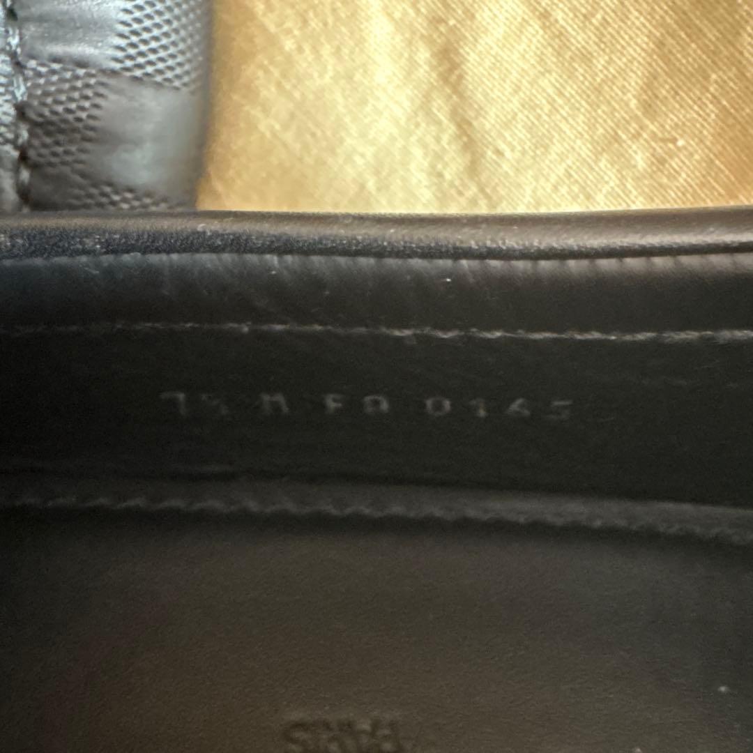 [未使用]LOUIS VUITTON ブラックモカシン