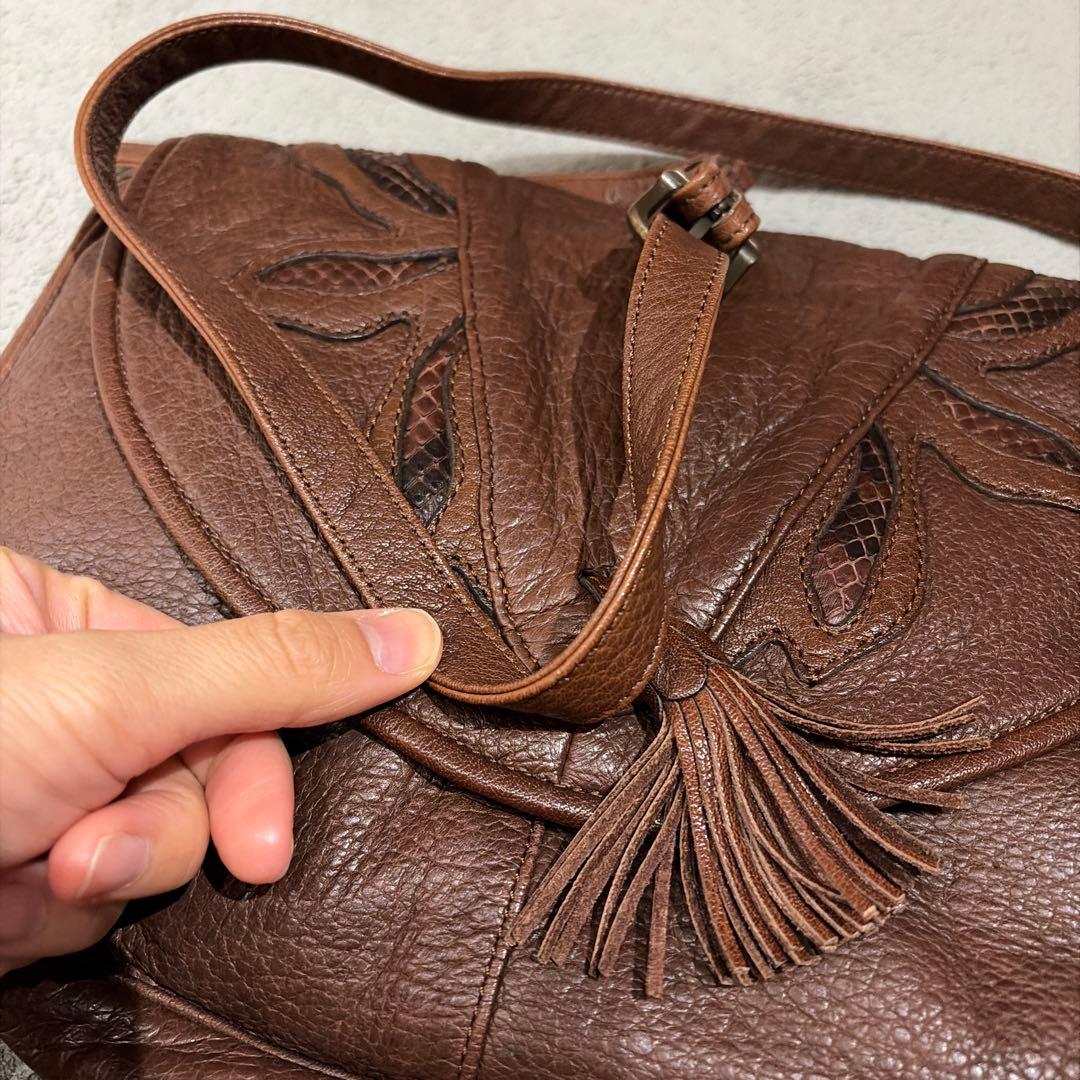 イビザ　IBIZA ショルダーバッグ　ペッカリー