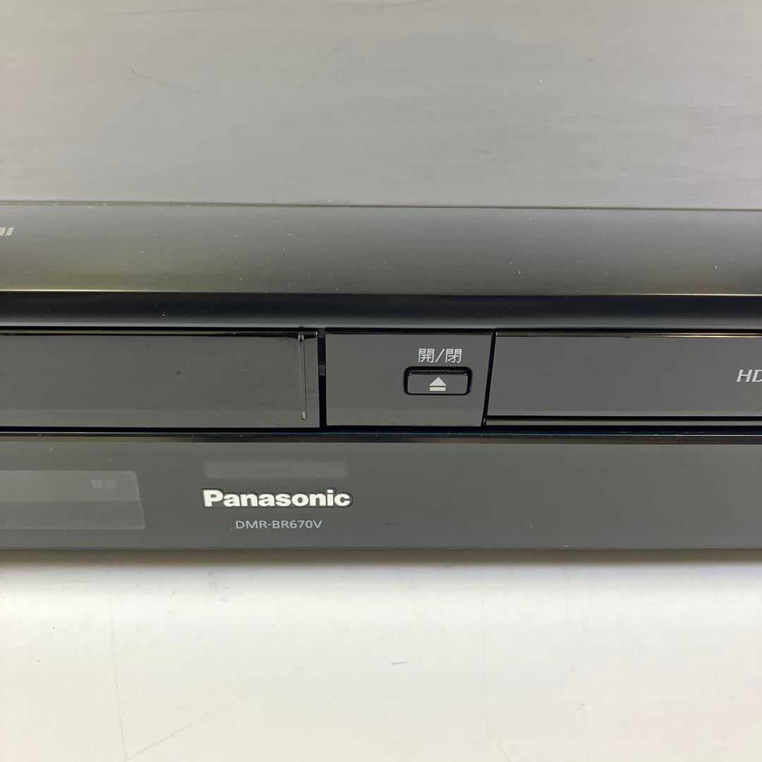 【動作OK】パナソニック DMR-BR670V VHS一体型ブルーレイレコーダー