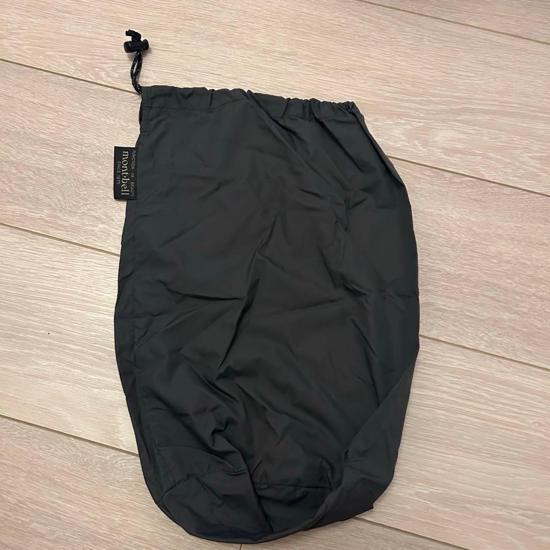 mont-bell トラベルダウンコート/ダウンジャケット/L/BLK収納袋付き