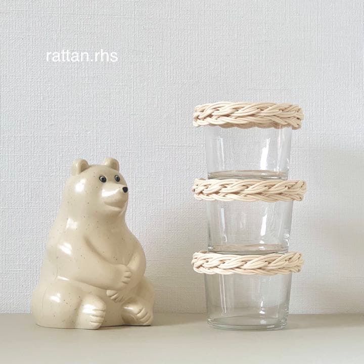 ボデガグラスの蓋になる小さなラタントレー