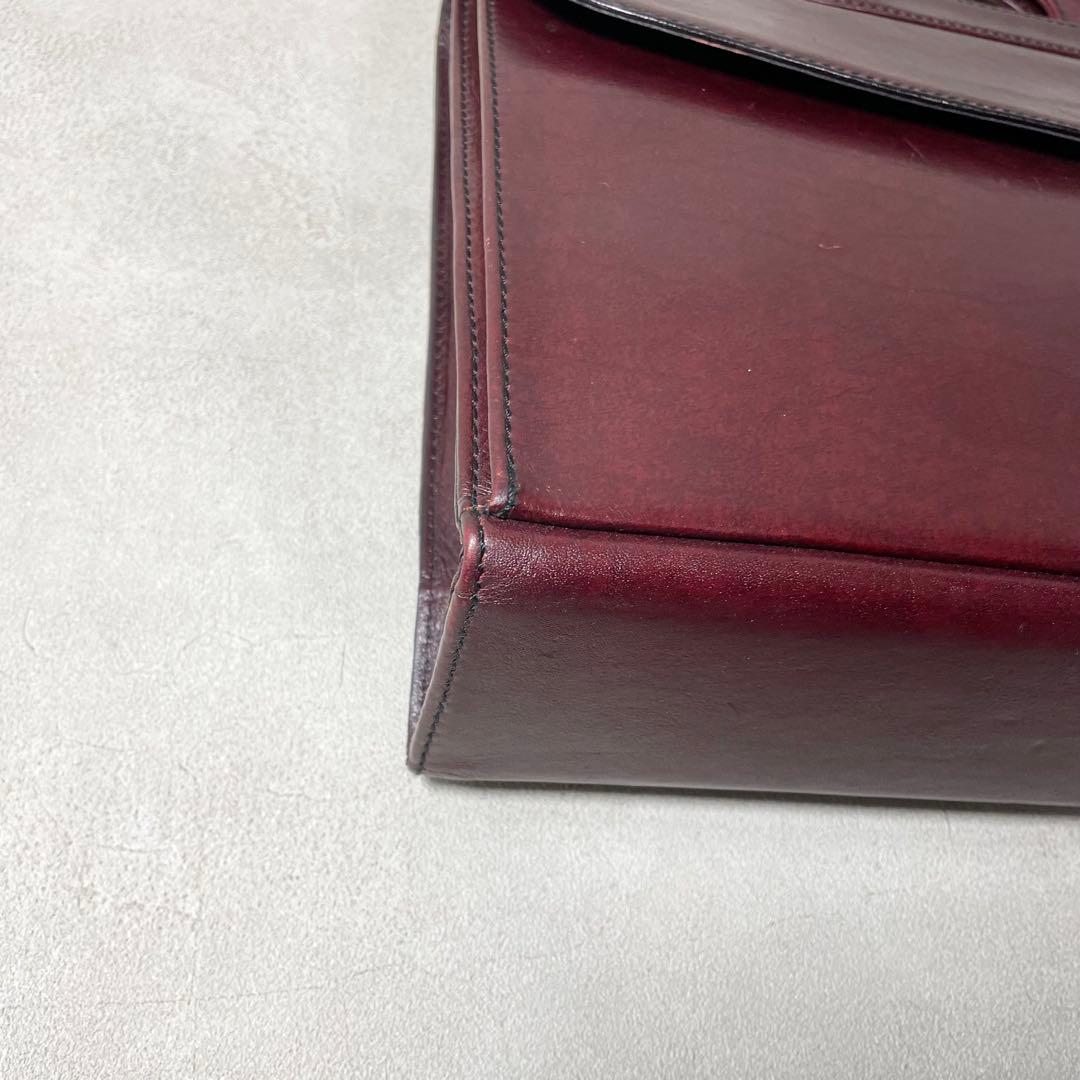 希少 ゴールドファイル ビジネスバッグ ブリーフケース レザー バッグ メンズ