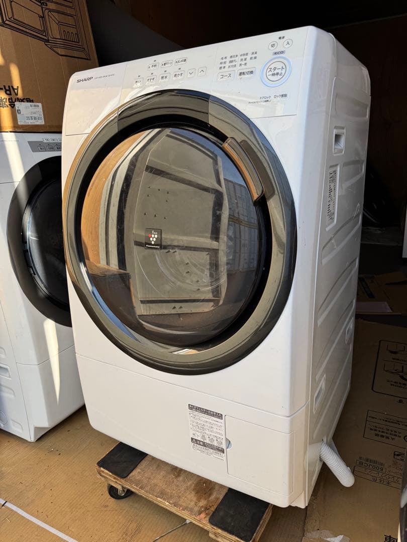 SHARP ドラム式洗濯乾燥機 ES-S7G-WL 2022年製
