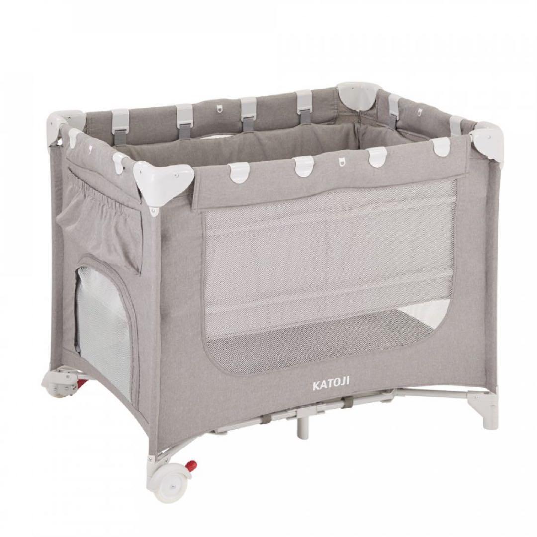 新品未使用　katoji カトージ　ポータブルベビーベッド