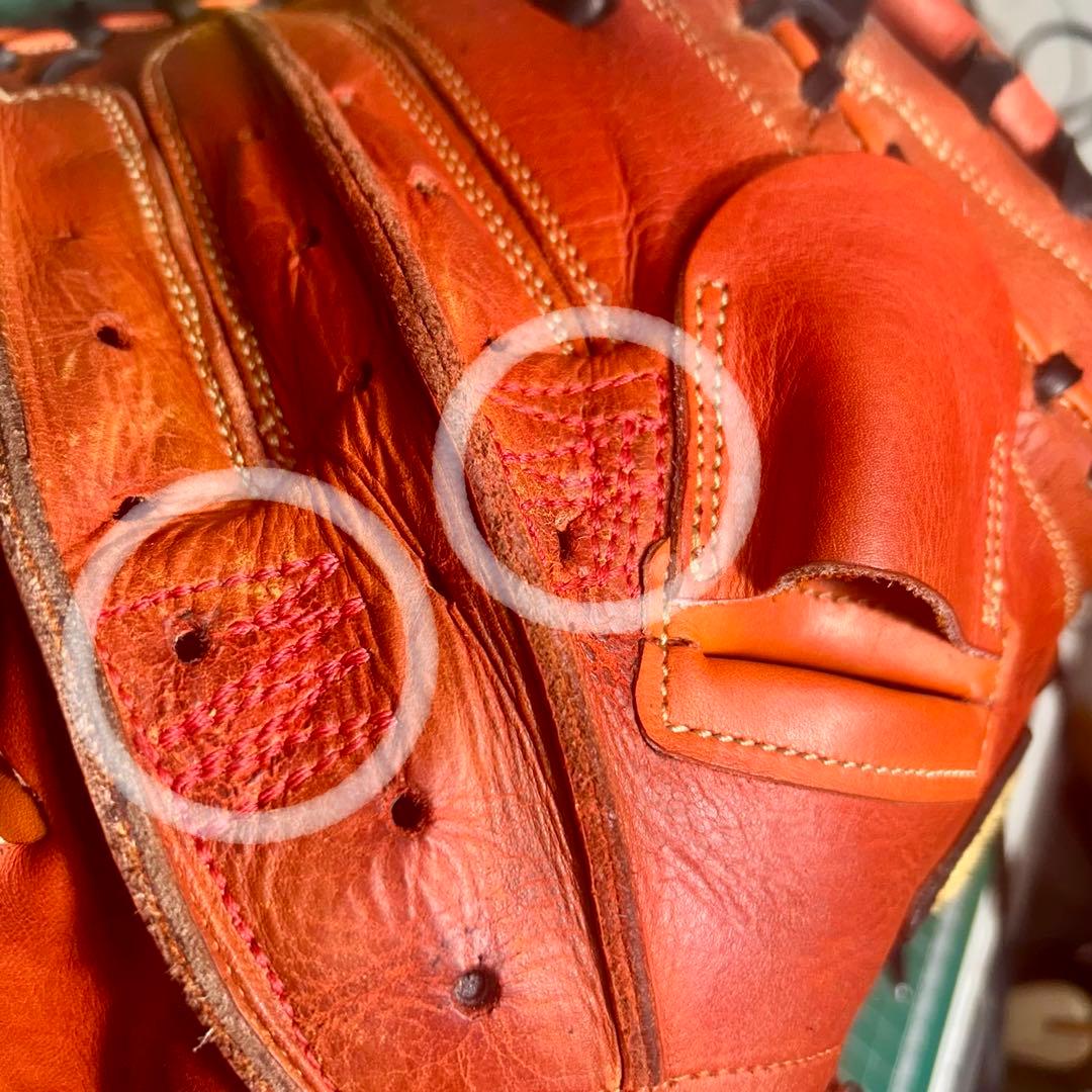 352.オーバーホールフルリペア ミズノプロ　硬式キャッチャーミットNZ型