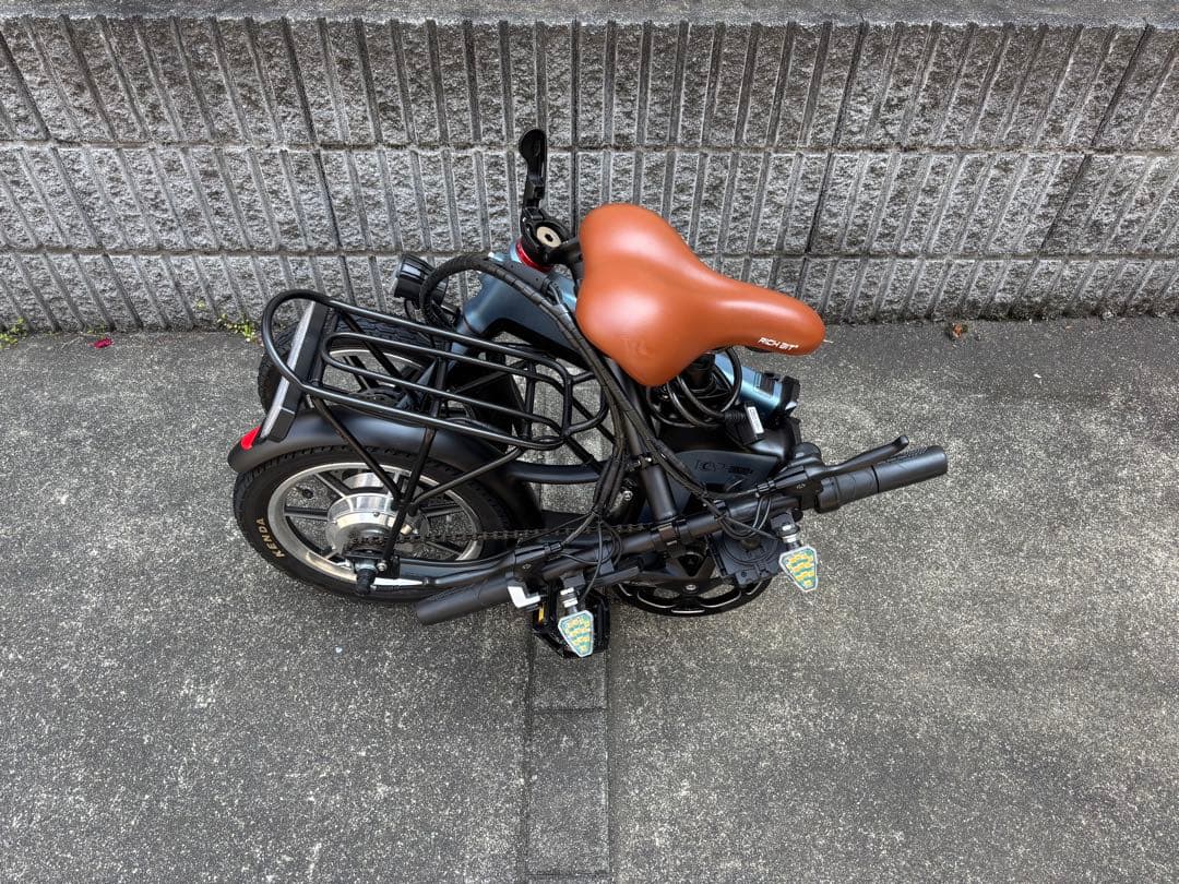 RICH BIT 折りたたみ式電動アシスト自転車 グレー
