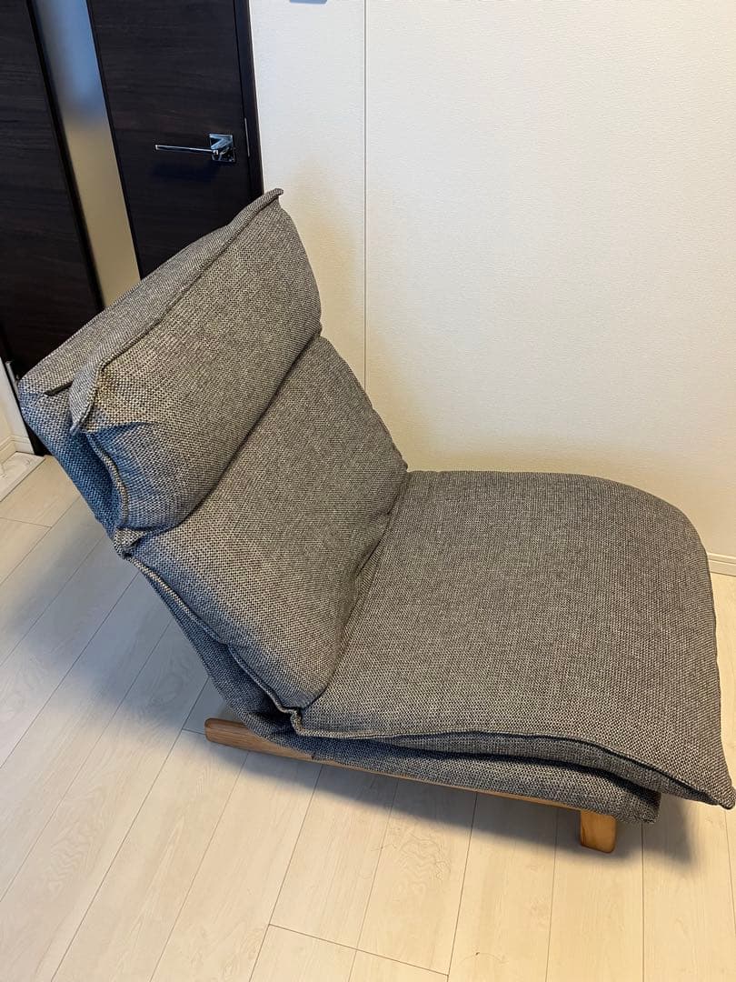 【使用約1年】無印良品　ハイバックリクライニングソファ　1人掛けソファ