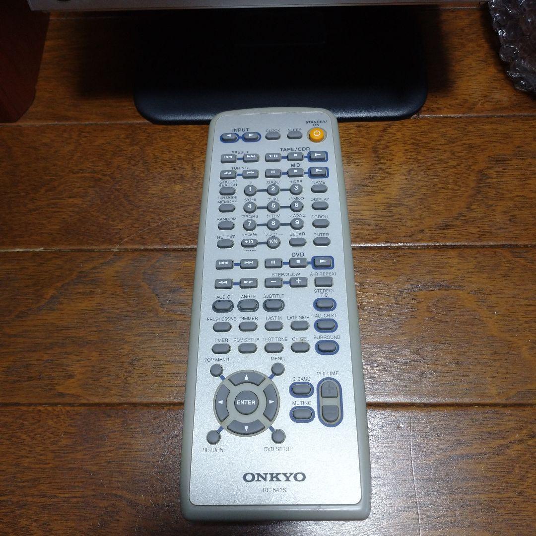 【ジャンク】ONKYO DVD/MDチューナーアンプセット