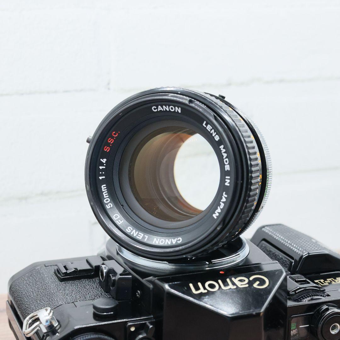 【完動品】Canon A-1 / FD 50mm F1.4 SSC【分解清掃済】