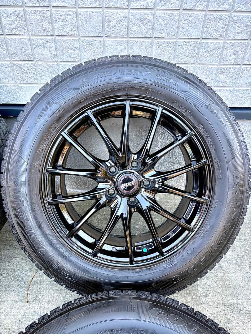 GOODYEAR17インチ スタッドレスタイヤホイールセット 225/65R17
