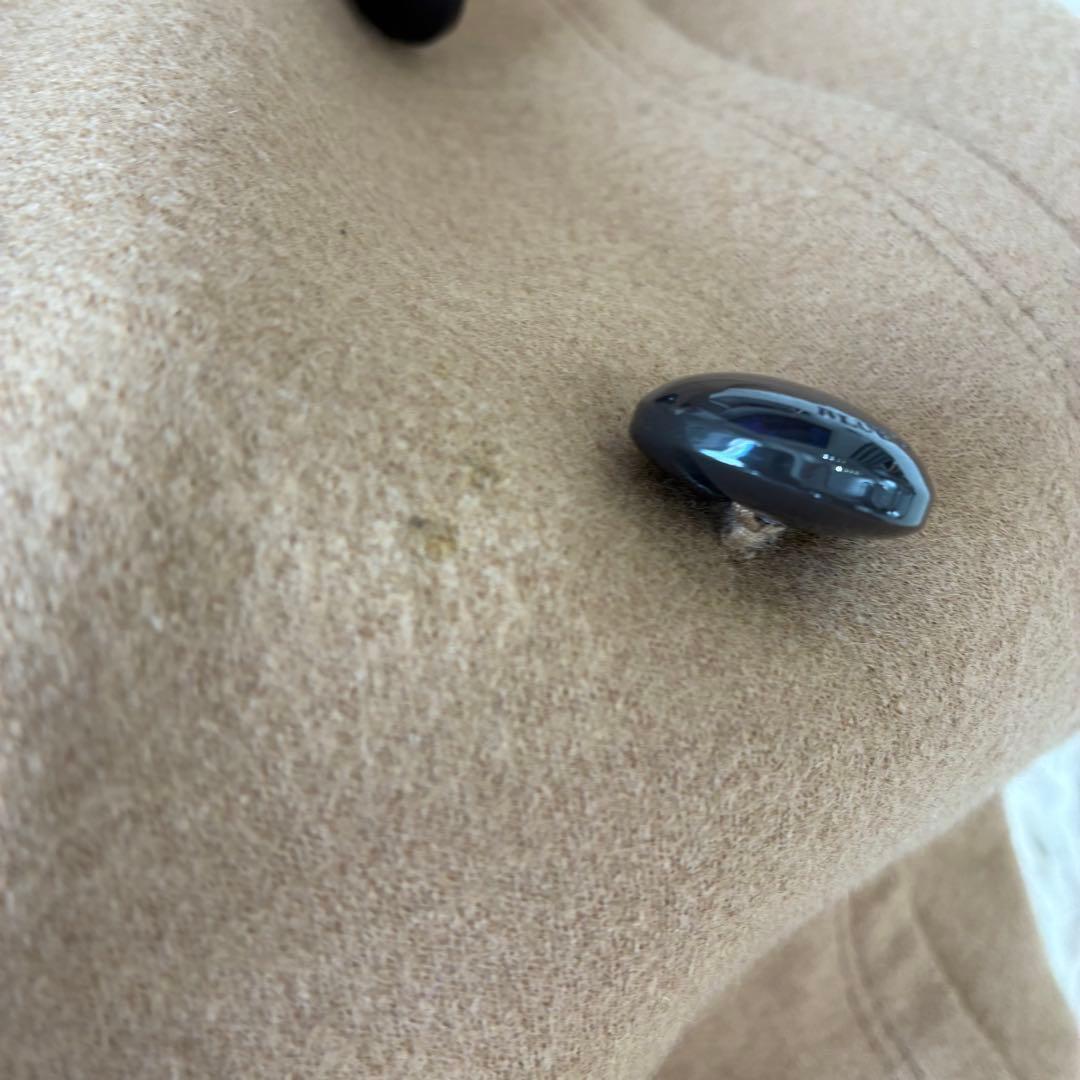 バーバリーブルーレーベル ウール ワンピース コート ノバチェック キャメル