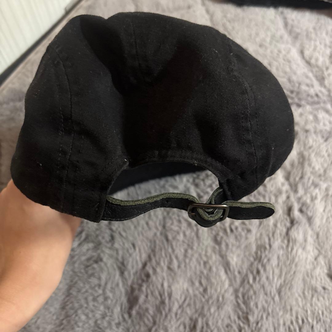 supreme キャップ ブラック