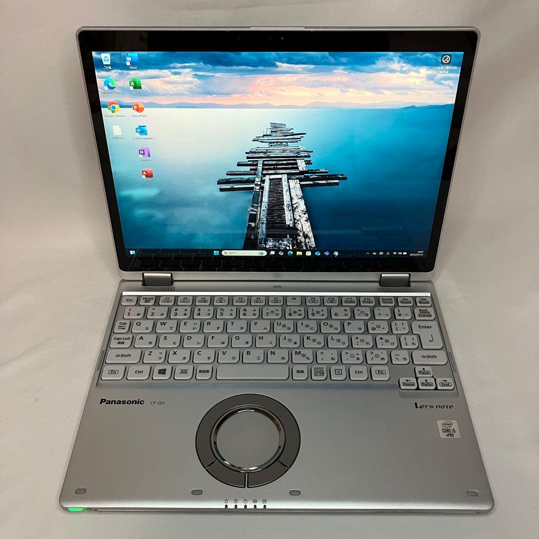 準美品 CF-QV9 i5 8GB 256GB WQXGA+ オフィス2024