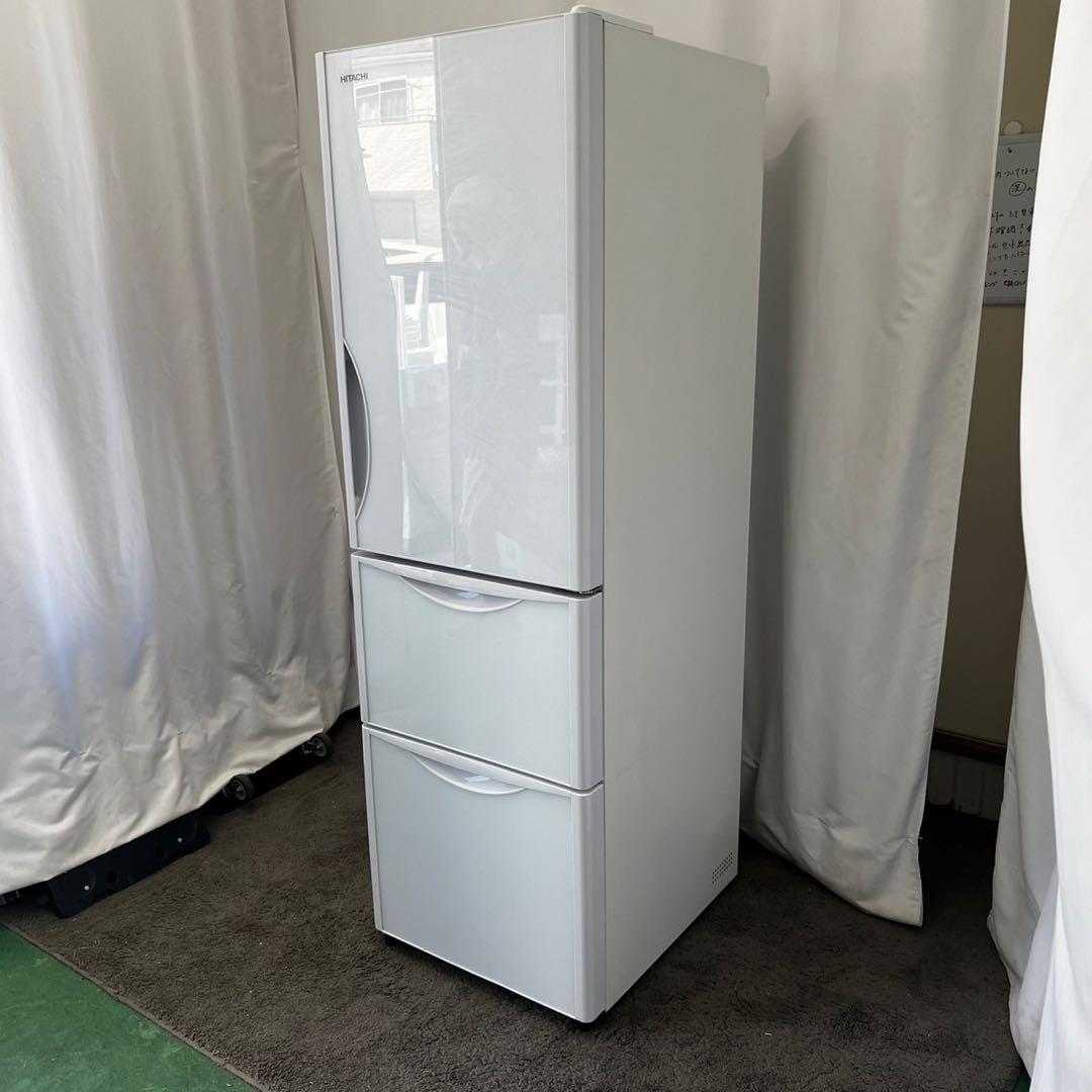 ★859　冷蔵庫　日立　スリム　300-400ℓ　大型　中古　安い　設置無料