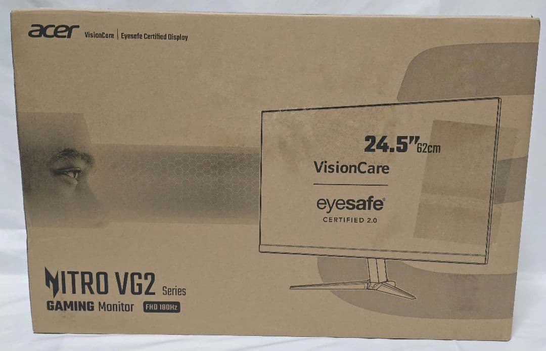 Acer Nitro 24.5インチ 180Hz VG252QM3bmiipx