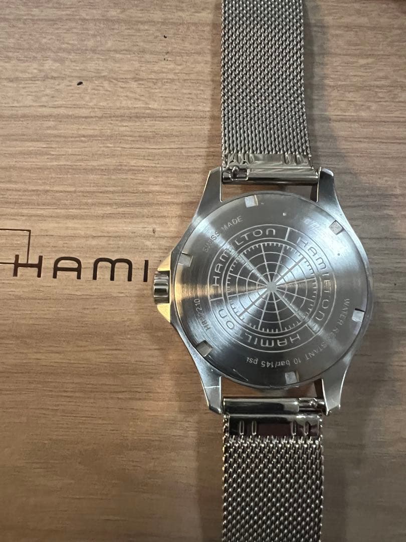 美品　HAMILTON H822210 ハミルトン　カーキネイビースキューバ