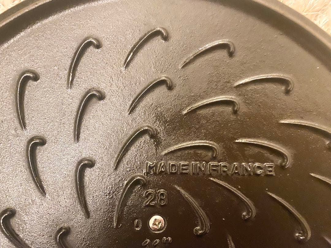 ☆美品☆ ストウブ　STAUB ブレイザー　ソテーパン　28cm グレー