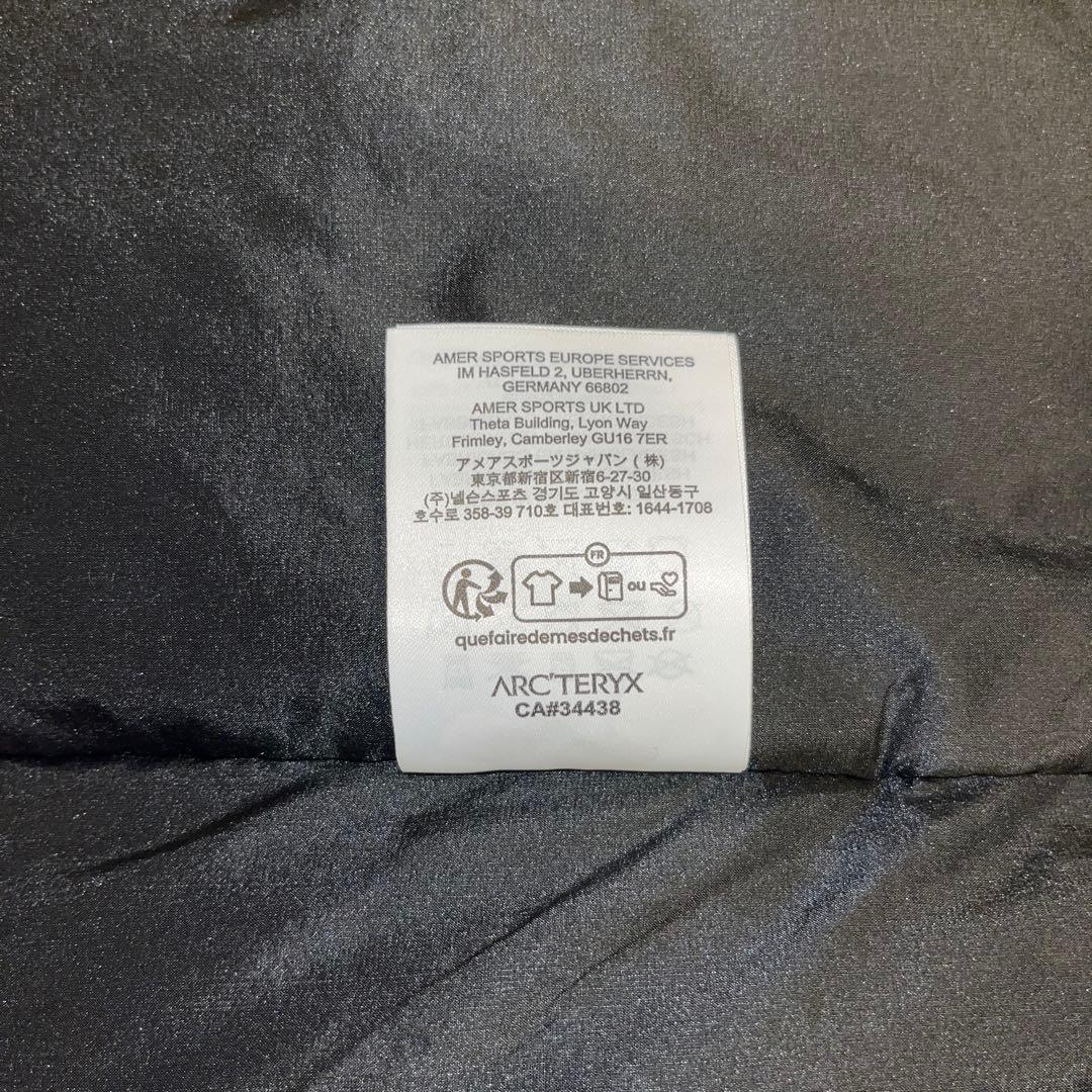 【新品未使用】アークテリクス アトムヘビーウェイト フーデイ サイズM 黒