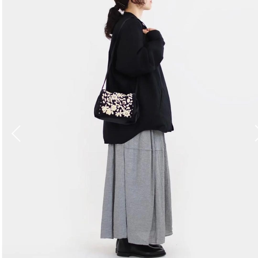 新品　Khadi&Co. カディアンドコー　ベルベットフラップショルダーバッグ