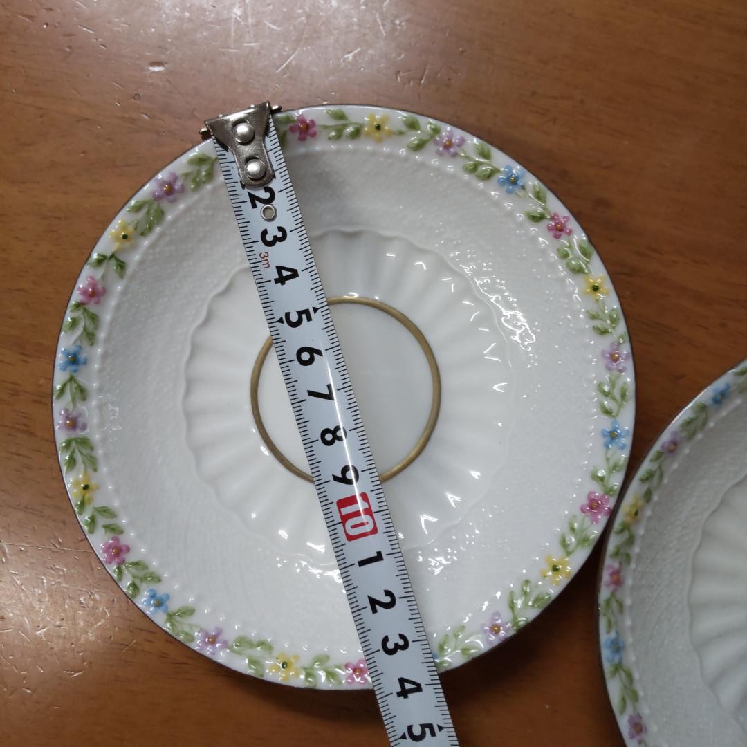 カップ&ソーサー　2客セット　エンゼル　天使　マイセン風　パステル