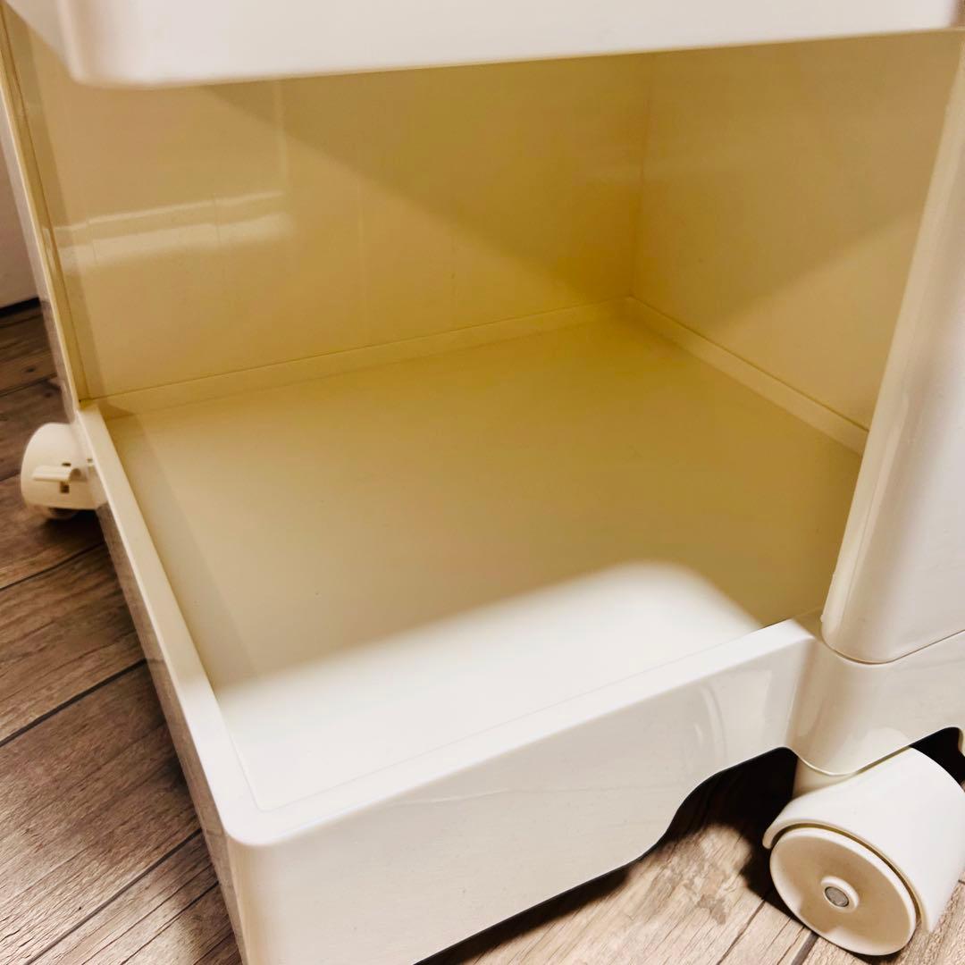 【ウッドトレイ付 美品】ボビーワゴン リプロダクト品