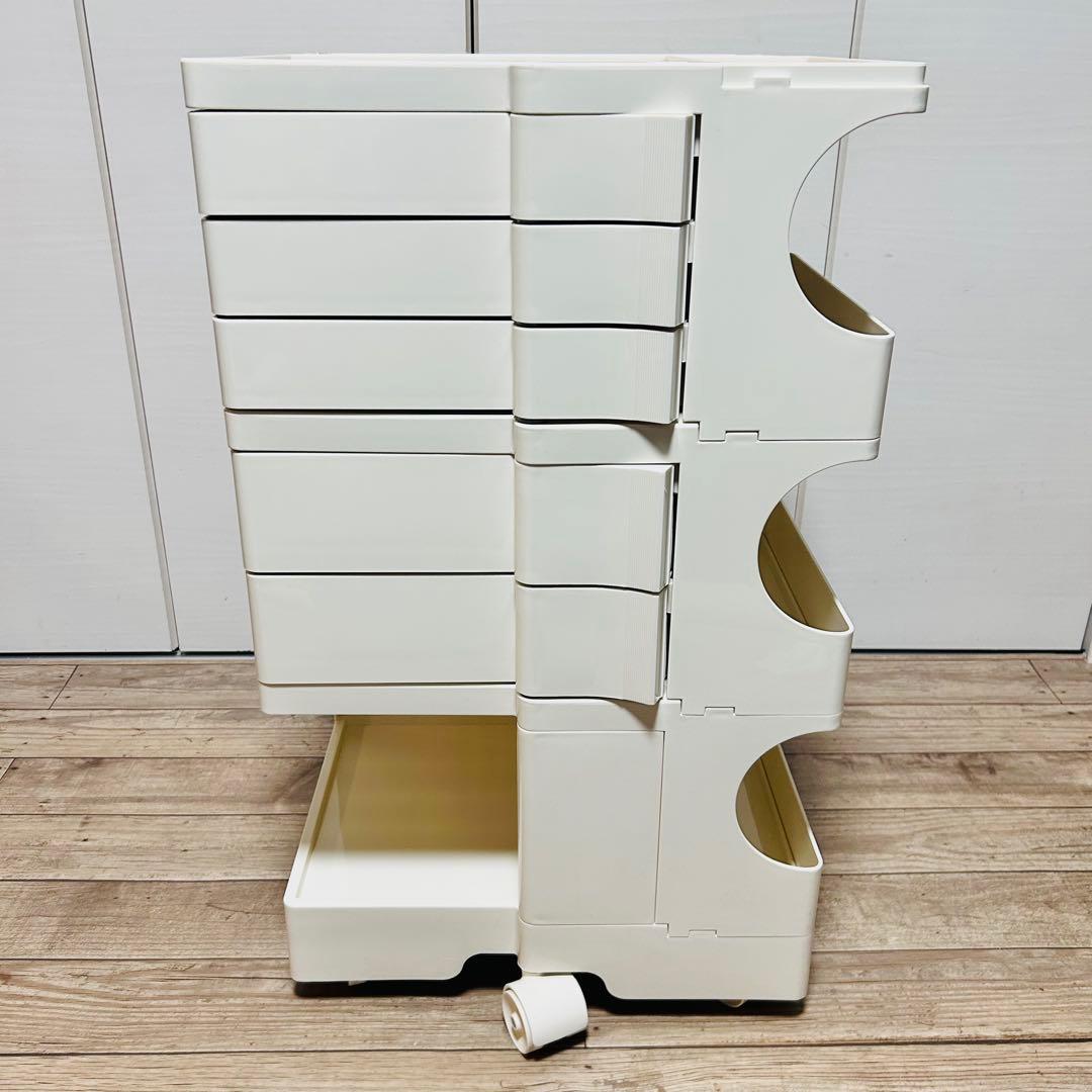 【ウッドトレイ付 美品】ボビーワゴン リプロダクト品