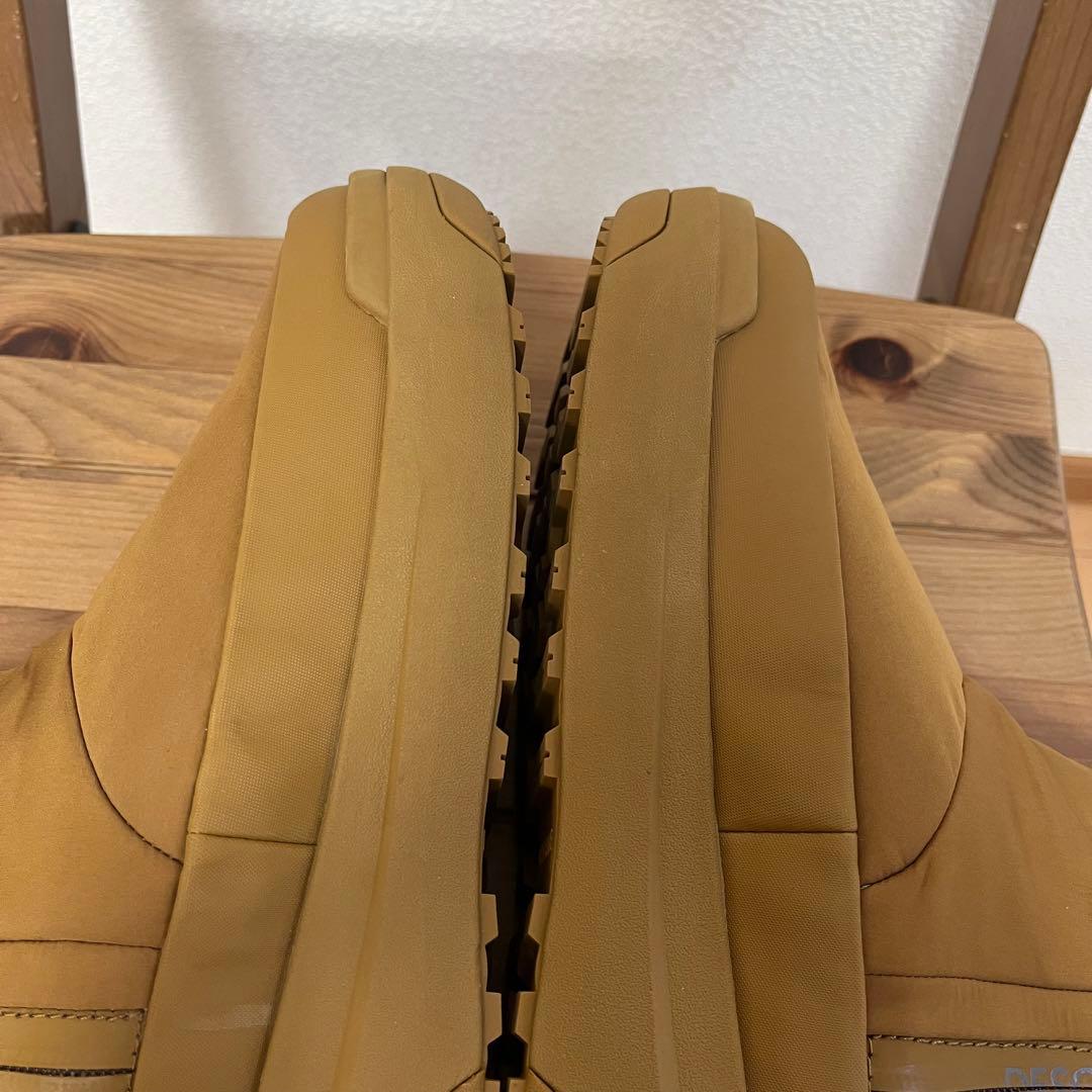 【美品】デサント D.TRACE TWB23.1 スノーブーツキャメル　ジップ