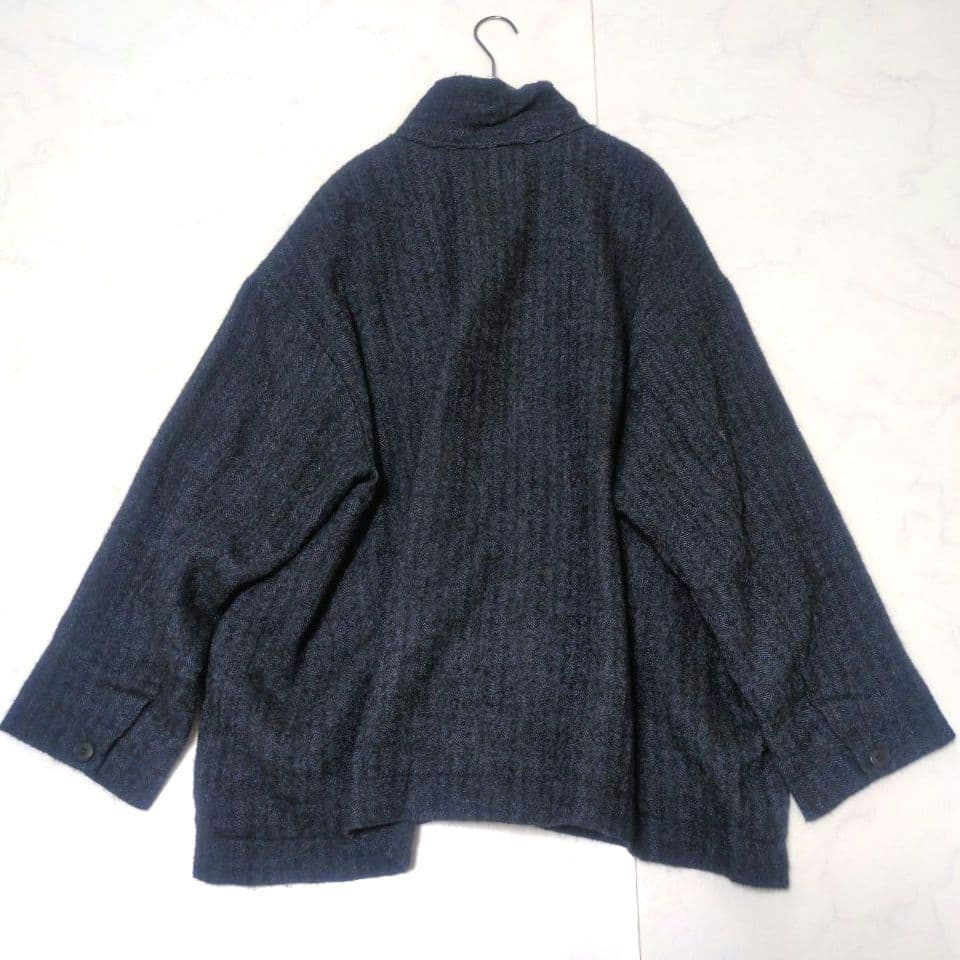 pas de calais✨️リネン ウール ヘリンボンジャケッ ト ゆったり❁